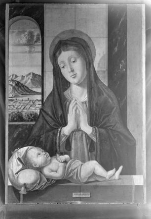 Maria das Kind verehrend