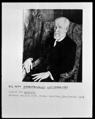 Bildnis Geheimrat Professor Victor Schultze