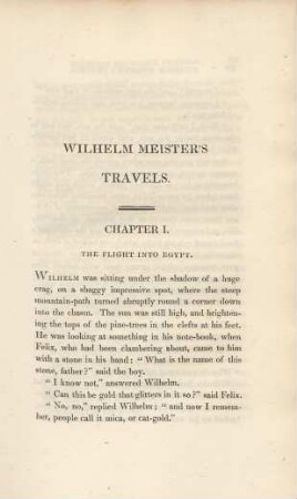 Chapter I. The flight into Egypt