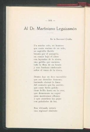 Al Dr. Martiniano Leguizamón