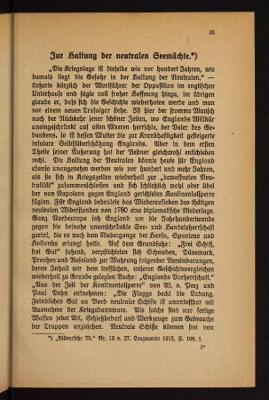 35-45, Zur Haltung der neutralen Seemächte - Das "neutrale" Amerika