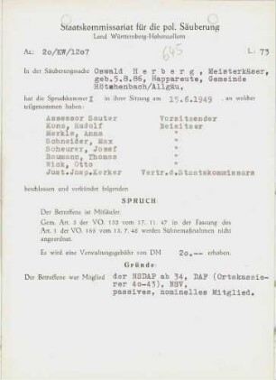 Herberg, Oswald
