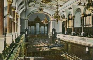 Leipzig: Saal im Konservatorium