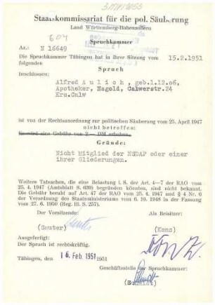Aulich, Alfred
