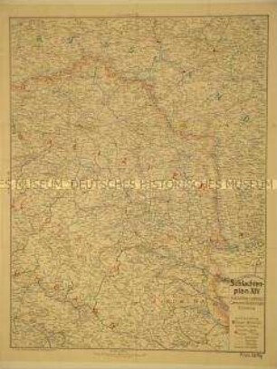 Karte von Galizien und den Karpaten