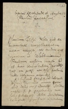 Brief von Gottfried Wilhelm Leibniz an Friedrich Lucae