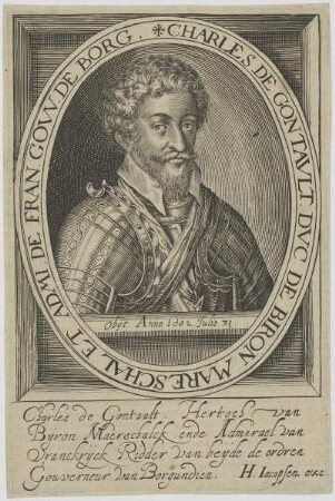 Bildnis des Charles de Gontavlt. Duc de Biron