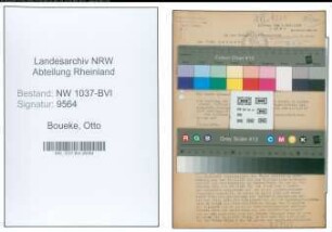 Entnazifizierung Otto Boueke , geb. 20.12.1902 (Bürgermeister)