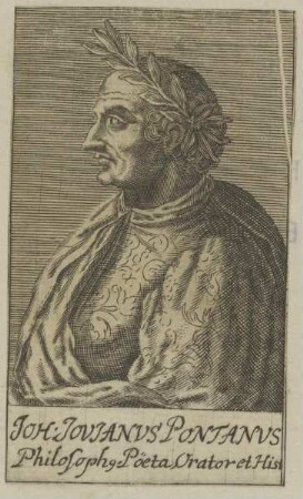 Bildnis des Johannes Jovianvs Pontanvs