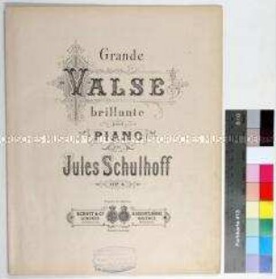 Klaviernoten "Grande Valse brilliante" von Julius Schulhoff (Klavier, zweihändig)