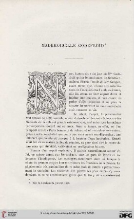 2. Pér. 1.1869: Mademoiselle Godefroid, [2]