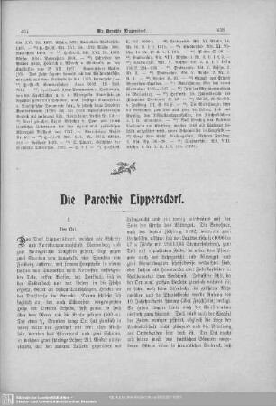 Die Parochie Lippersdorf