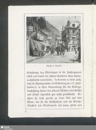 Straße in Zermatt