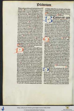 Prologus beati hieronymi presbiteri in Psalterium