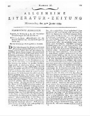 Hierokles Schnurren, nebst einem Anhang neuer Schnurren für lustige Leser. - Leipzig : Gräff, 1789