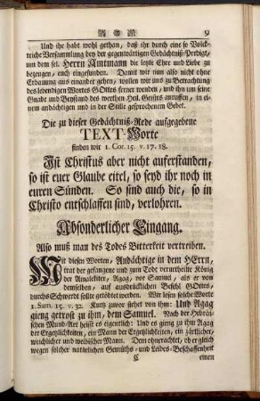 Absonderlicher Eingang.