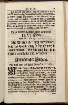 Absonderlicher Eingang.