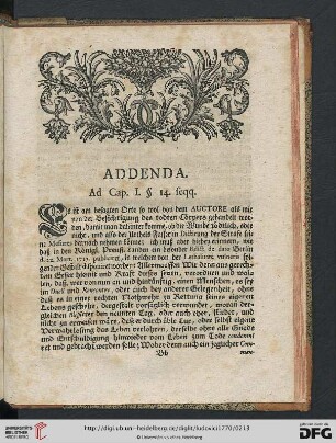 Addenda.