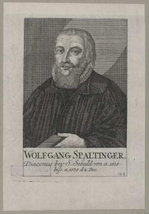 Bildnis des Wolfgang Spaltinger