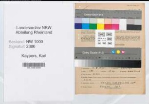 Entnazifizierung Karl Kaypers, geb. 15.04.1902 (Brandmeister)