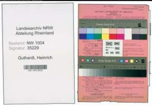 Entnazifizierung Heinrich Guthardt , geb. 22.09.1901 (Ingenieur)