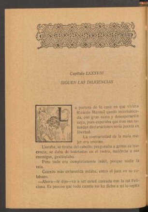 Capítulo LXXXVIII - Siguen las diligencias