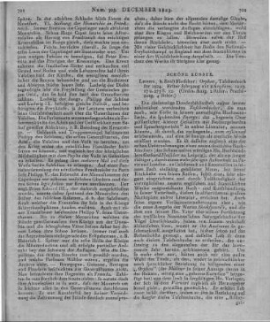 Orphea. Taschenbuch für 1824. Jg. 1. Leipzig: Fleischer 1823