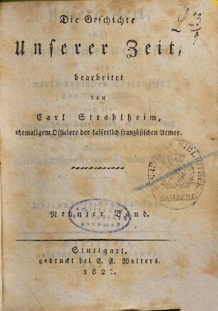 Unsere Zeit, oder Geschichtliche Uebersicht der merkwürdigsten Ereignisse von 1789 - 1830, 9 = Heft 33/36. Die französische Staats-Umwälzung: dritte Periode, Geschichte des National-Convents