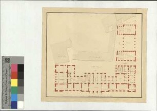 Kronprinzenpalais Stuttgart, Grundriss - Hochparterre (1. Stock)