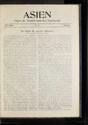 Der Ausbau des syrischen Bahnnetzes.