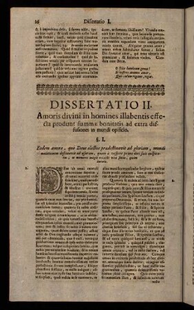 16-39, Dissertatio II.