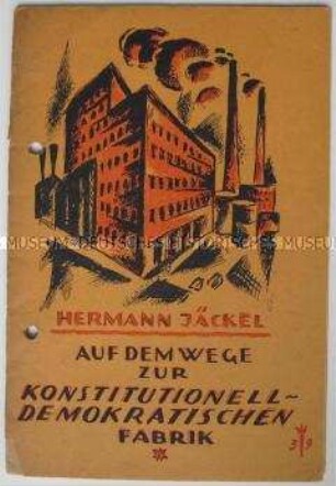 Wirtschaftspolitische Abhandlung zur Sozialisierung