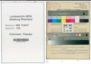 Entnazifizierung Theodor Fuhrmann , geb. 26.08.1898 (Konzertmeister)