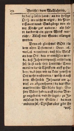 Bericht/ vom Wallfahrten.