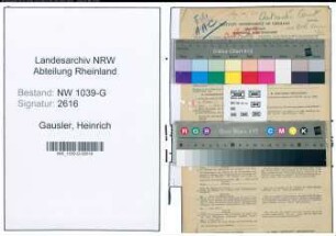 Entnazifizierung Heinrich Gausler , geb. 29.09.1888 (Beamter)