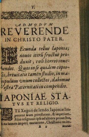 Litterae Annvae Iaponiae Anni M.DC.XXIV. : Datae Ad Admodvm R. P. Mvtivm Vitelleschi Societatis Iesv Praepositvm Generalem. Ex Italico In Latinvm Translatae, Nvnc Primvm In Lvcem Edita