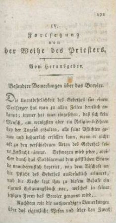 171-192 Die Weihe des Priesters : Fortsetzung