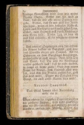 Neuntes Hauptstueck.