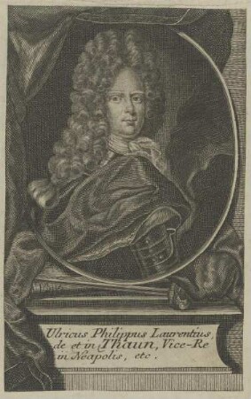 Bildnis des Ulricus Philippus Laurentius de et in Thaun