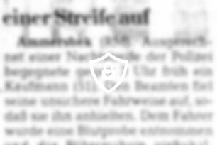 Fahrweise fiel einer Streife auf
