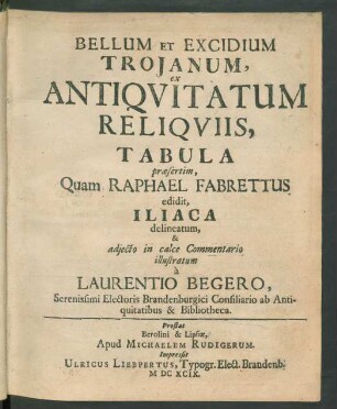 Bellum Et Excidium Troianum