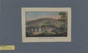 Ansicht von Halsbrücke bei Freiberg, Kupferstich, um 1840? : Halsbrücke bey Freyberg. - Freiberg : Rost , [um 1840]. - 1 Kunstbl. : Kupferst. ; 17 x 11 cm