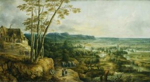 Landschaft mit dem Brautzug