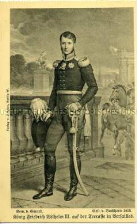 Friedrich Wilhelm III. in Versailles