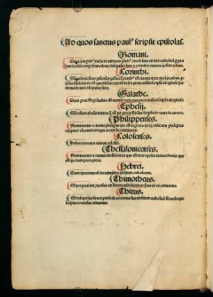 Ad quos sanctus paulus scripsit epistolas.