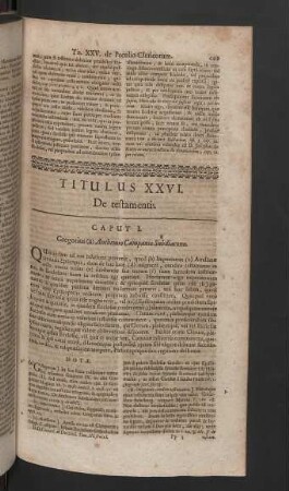 Titulus XXVI.