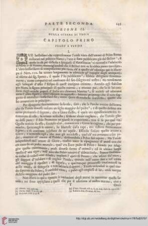 Sezione II: Della guerra di Troja