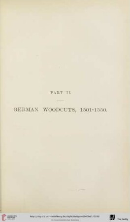 Part II: German woodcuts, 1501-1550