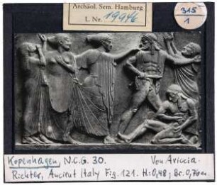 Kopenhagen, Museum: Relief aus Ariccia