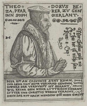 Bildnis des Theodourvs Beza
